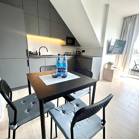 Agapella Apartamenty- Apartament Plaza 47- 20 M From The شقة غدانسك